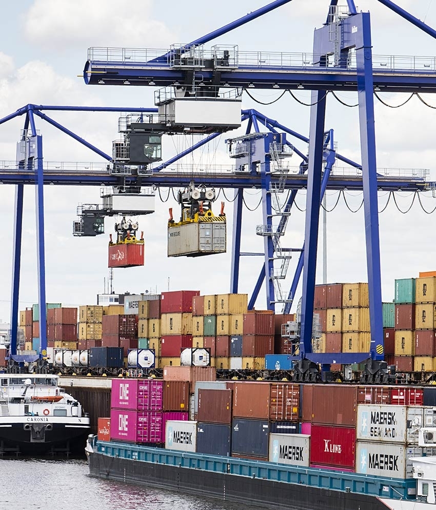 Aktuelles Bild der Hafenanlage